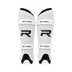 Canilleras de Hockey Blancas Con Tiras