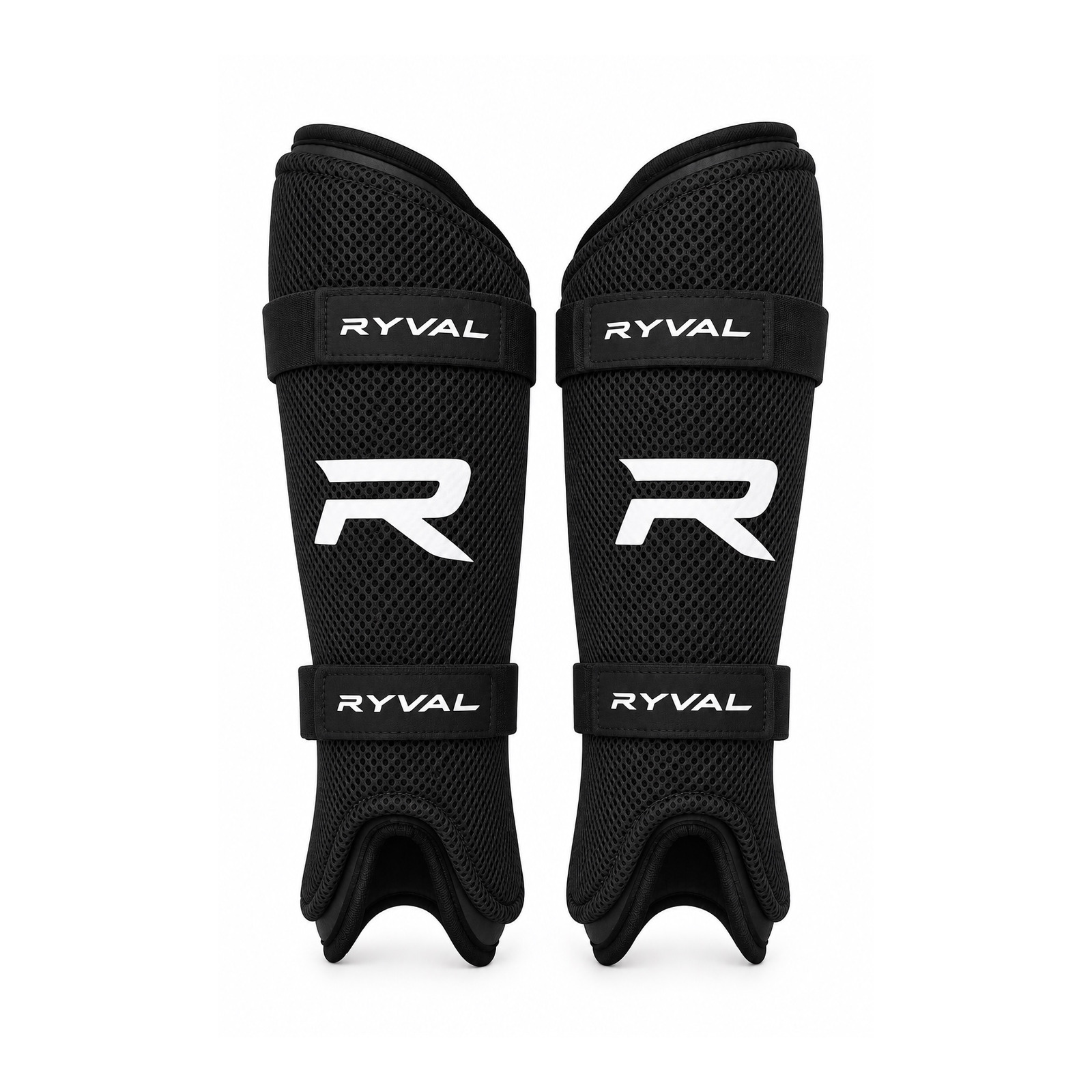 Canilleras de Hockey Negras Con Tiras